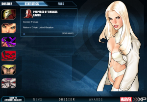 Marvel XP: Emma Frost Dossiere