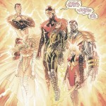 The Phoenix Five: Emma Frost, Cyclops, Namor, Colossus, Magick