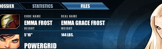 Avengers Alliance Emma Frost dossiere