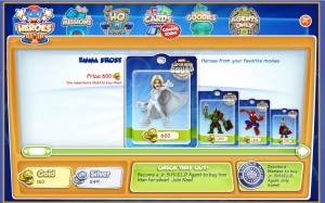 Emma Frost in Super Hero Squad Online