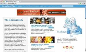 New Emma Frost Files layout emma frost files