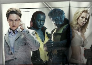 Some of the cast in X-Men First Class