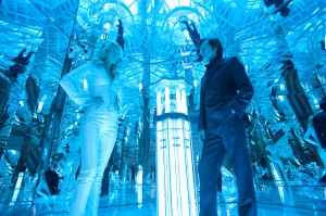 January Jones and Kevin Bacon in 'X-Men: First Class' january jones emma frost
